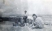 Rodzina na plaży