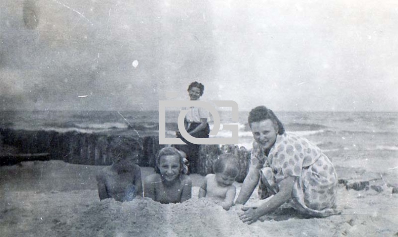 Rodzina na plaży